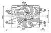 AVA QUALITY COOLING FT7606 Fan, radiator